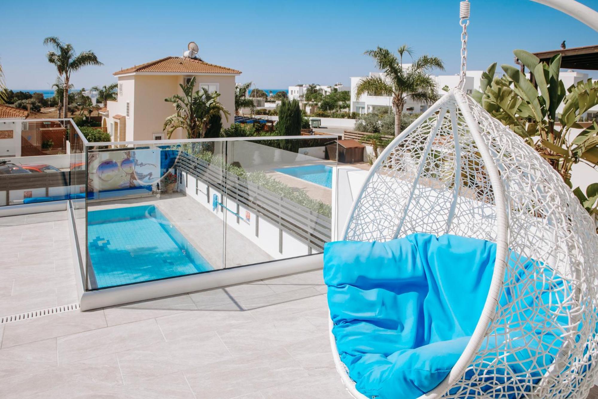 Sunset Villa Private Complex Heated Pool أيا نابا المظهر الخارجي الصورة