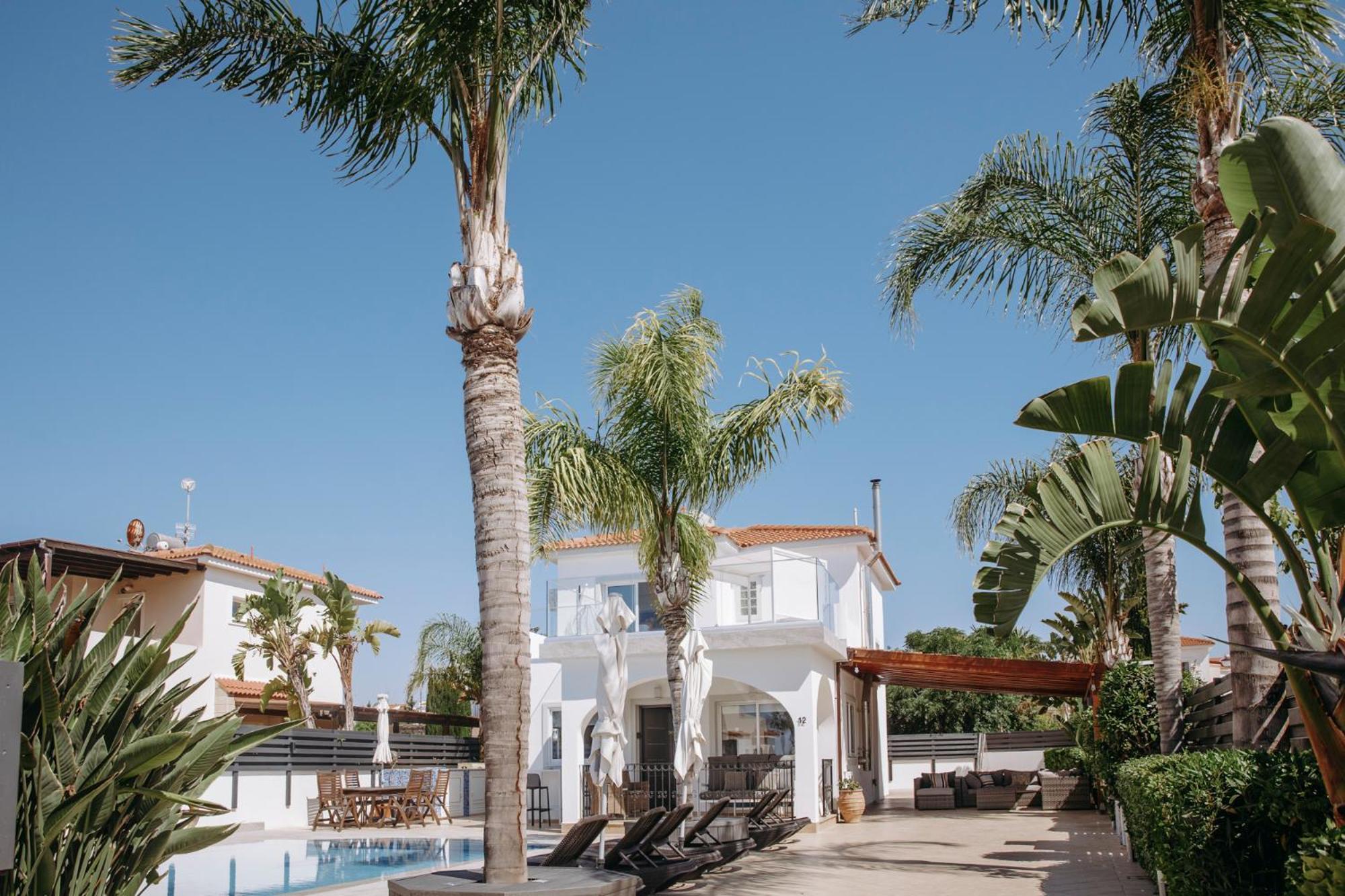 Sunset Villa Private Complex Heated Pool أيا نابا المظهر الخارجي الصورة
