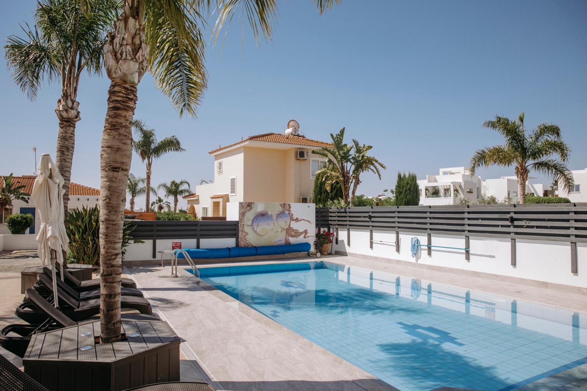 Sunset Villa Private Complex Heated Pool أيا نابا المظهر الخارجي الصورة